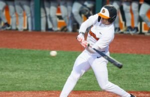 O Oregon State Baseball Gonzaga caiu para Gonzaga 12a 4-3