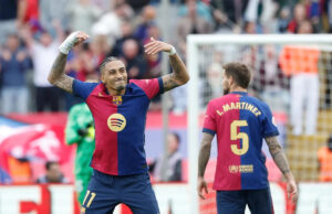 Rafinha liderou a vitória por 3-1 do Barcelona contra o Vigo
