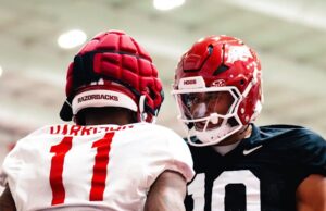 Assista: Vídeo da 14ª prática da primavera do Arkansas