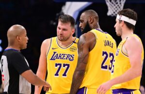 Lakers Luca Donik disse que quando estava conversando com um fã, quando o árbitro não era – Mercury News