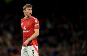 A Juventus já abriu discussões para o atacante do homem Utd Hojlund