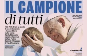 Artigos de hoje – Papa Francisco, Campeão de todos