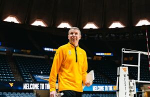 Gráfico de distribuição de bolsas de estudo de basquete da Virgínia Ocidental