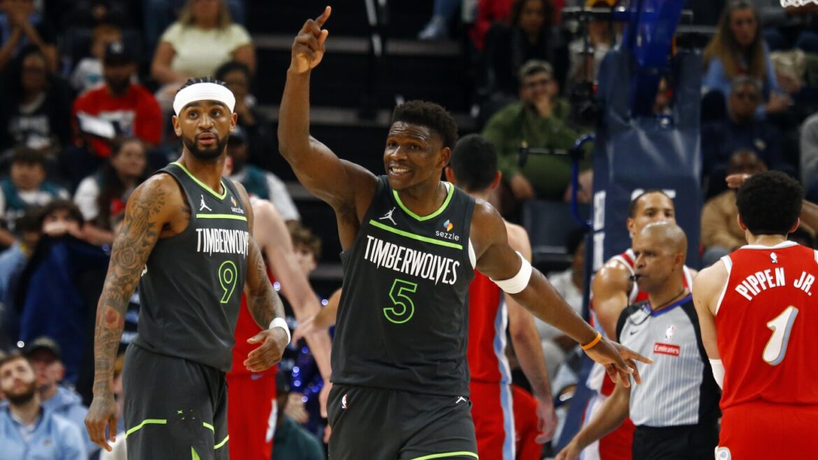Veja Antony Edwards Score 44, Timberwalvs deixou 52 no terceiro trimestre, derrota Griezlis
