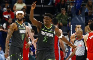 Veja Antony Edwards Score 44, Timberwalvs deixou 52 no terceiro trimestre, derrota Griezlis