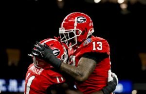 Georgia Edge Rashirs Jalon Walker, Michael Williams está trabalhando para a equipe na quinta -feira