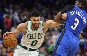 Celtics Close 4 Games 4 16-7 Run, derrotou Magic para assumir a liderança para assumir a liderança da série 3-1