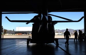 Rams para realizar operações preliminares do local da operação de ar do LAFD