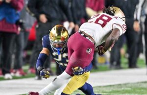Notre Dame Protection Kennedy Urlatchar está sendo transferido para a USC