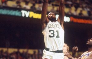 Sidrick Maxwell corre no título de Celtics de 1981