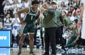Basquete do estado de Michigan Possible para seguir os objetivos da guarda de 6 pontos