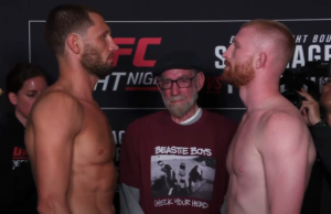 Bo Nikal vs. Reenier de Night Pick, UFC Deso Mins Hora de começar por