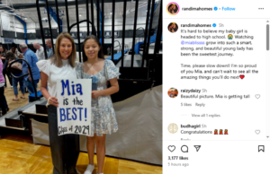 A mãe de Patrick Mahome é sensível ao que as atualizações familiares na quinta -feira