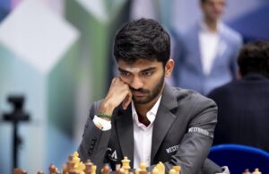 Xadrez: campeão mundial de dinastia de topo Gokesh Domaraju lutando em Bucareste