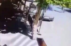 O momento horrível do pai de Irã ‘morreu na rua esfaqueando brutalmente sua filha esteticista de 18 anos depois que ela revelou seu relacionamento’