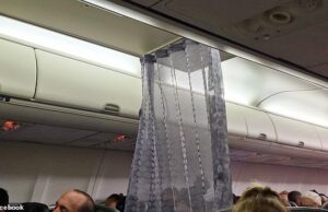 Virgin Australia ridicularizou com a ‘tela de chuveiro’ implacável transparente para dividir a economia e a classe executiva