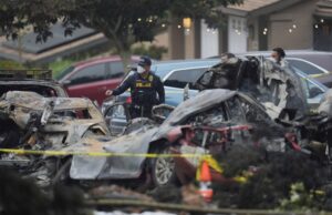 Mapa: a pequena aeronave aqui foi devastada por San Diego para
