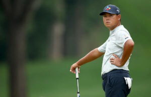 2025 PGA Championships: C U Kim Burst, Koel Holo lançou o clube depois de atingir o buraco na sexta-feira