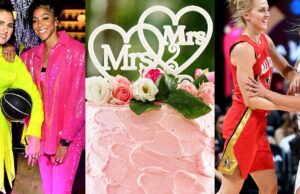 11 atletas lésbicas e azuis não compartilharam fotos doces de casamento