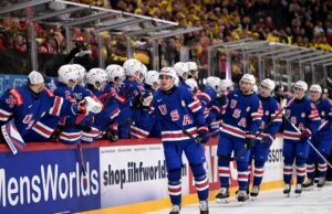 A equipe de hóquei masculino dos EUA chega à final do Campeonato do Mundo, o melhor desde 1950