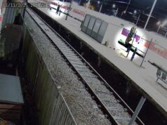 O corajoso ferroviário aproximou-se calmamente da faca de Huntingdon e disse aos passageiros para ‘correrem’