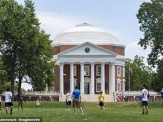 Estudantes da Universidade da Virgínia são instruídos a correr e se esconder