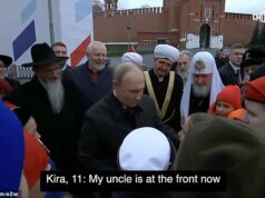 Menina que humilhou Putin: menina de 11 anos confronta corajosamente o líder russo depois de enviar tio ferido de volta à linha de frente sem tratamento