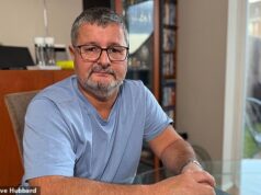 ‘Grande homem com faca’ atinge suspeito de ataque ao trem em Huntingdon com seu carro