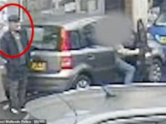 Os bandidos do momento roubaram £ 3.000 do porta-malas do carro de um idoso enquanto a polícia caçava os suspeitos