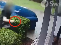Menino de Melbourne, 14 anos, ‘corta um homem’ com faca durante roubo sob fiança que foi capturado pela câmera