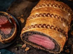 A briga de Tom Kerridge com os compradores da M&S…mais de £ 195 Wellington que serve 6 pessoas