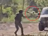 Momento de coragem: Soldado ucraniano desmonta um drone kamikaze russo antes de derrubá-lo com um tiro mortal de precisão