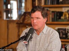 Tucker Carlson ri do potencial desafio de Ted Cruz para JD Vance em 2028… visando ele