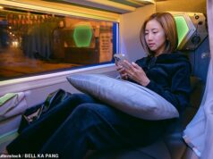 Mulher que viaja sozinha é forçada a dividir uma cama de casal com um estranho em um ônibus-leito