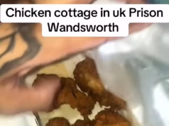 Agora, os prisioneiros do HMP Wandsworth, atingido por um escândalo, comem frango frito contrabandeado para suas celas