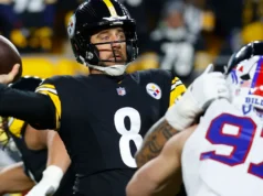 Bills lidera por 10-7, Mason Rudolph substitui Aaron Rodgers após a demissão de Joey Bosa