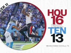 ANÁLISE RÁPIDA: Os reservas dos Texans garantiram a vitória contra os Titãs, melhorando para 5-5