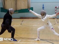 É xadrez a 160 km/h, os esgrimistas de Norfolk enfrentam o mundo, digamos