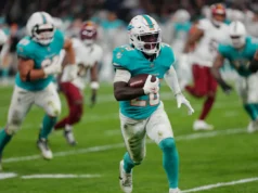 Futebol fantástico: De’Von Achen come de novo, Chris Rodriguez Jr. lidera a defesa do Commanders no jogo de Madrid