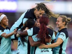 A cobrança de falta de Jayden Shaw envia o número 8 do Gotham FC para vencer o Pride no Campeonato da NWSL