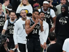 Giannis Antetokounmpo afunda o Pacers com uma campainha para enviar o Bucks para 5-2