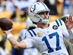 Qual é a posição dos Colts após a derrota?