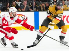 John Gibson brilhou, mas perdeu por 1 a 0 para os Golden Knights