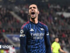 Mikel Merino: Sem Victor Giocares, sem problemas – o frontman improvisado volta ao Arsenal