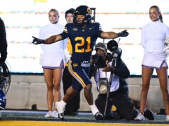 Sagapolutele no minuto final leva Cal a uma vitória surpreendente por 38-35 sobre o No.