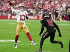 Brock Purdy do 49ers está bem, mas perdeu Eddie Pineiro e Tatum Bethune
