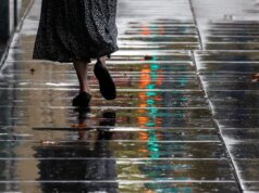 Ventos fortes precederam uma boa dose de chuva