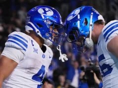 Como não há relógio. 11 Futebol BYU vs.