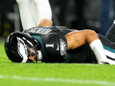 Os torcedores dos Eagles perderam cedo, e com razão, já que seu time teve outro desempenho ruim