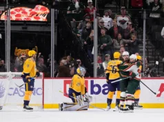 Johansson marcou no OT in the Wild na vitória por 3 a 2 sobre os Predators